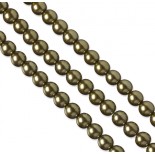 Zdjęcie - Perły szklane w kolorze starego złota 12mm